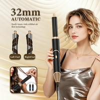 Styler multifonction 5 en 1 : Sèche-cheveux, fer à boucler automatique, baguette à boucler, brosse ronde ionique volumisante