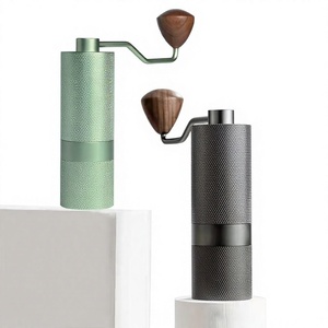 Moulin à café manuel <span class=keywords><strong>ZIGO</strong></span> à cœur en acier, mécanisme de broyage CNC, design minimaliste, origine Chine, pour usage domestique, moulin à poudre pour café filtre - Product Image 1