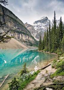 Paysage moderne mur Art impression neige <span class=keywords><strong>montagne</strong></span> <span class=keywords><strong>lac</strong></span> parc National encadré photo tendue toile papier Support peinture murale - Product Image 4