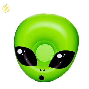 Flotteur gonflable en plastique Waterhan en forme d'<span class=keywords><strong>alien</strong></span> pour piscine extérieure, pour adultes/enfants, pour fêtes aquatiques - Product Image 1