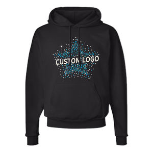 โลโก้แบบกำหนดเอง ติดด้วยความร้อน แบบหัวตะปู คริสตัล สำหรับเสื้อแจ็คเก็ต เสื้อเชิ้ต และชุดเต้น - Product Image 6