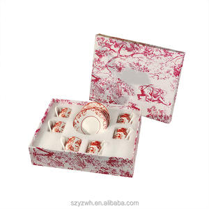 Ensemble de 12 tasses à expresso italiennes à motif de tigre créatif, pour boisson au thé, restaurant, famille, goûter de l'après-midi - Product Image 1