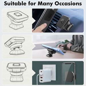 Vente en gros d'usine 360 °   <span class=keywords><strong>Support</strong></span> <span class=keywords><strong>de</strong></span> téléphone portable magnétique universel en TPU étanche rotatif pour tableau <span class=keywords><strong>de</strong></span> bord <span class=keywords><strong>de</strong></span> voiture, <span class=keywords><strong>support</strong></span> <span class=keywords><strong>de</strong></span> <span class=keywords><strong>bureau</strong></span> flexible - Product Image 4