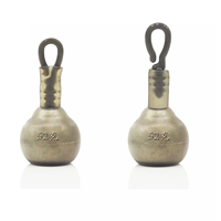 WEIHE 14g 28g 52g Plombs de pêche en plomb recouverts de caoutchouc Accessoires pour cannes à pêche en mer