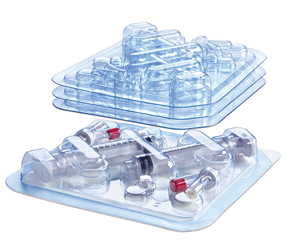 Emballage sous blister médical en plastique PETG thermoformé pour seringues - Product Image 1