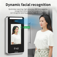 Système de contrôle d'accès intelligent OEM/ODM avec écran tactile LCD 4,3 pouces, reconnaissance faciale IA, capacité 1000 utilisateurs et lecteur de cartes