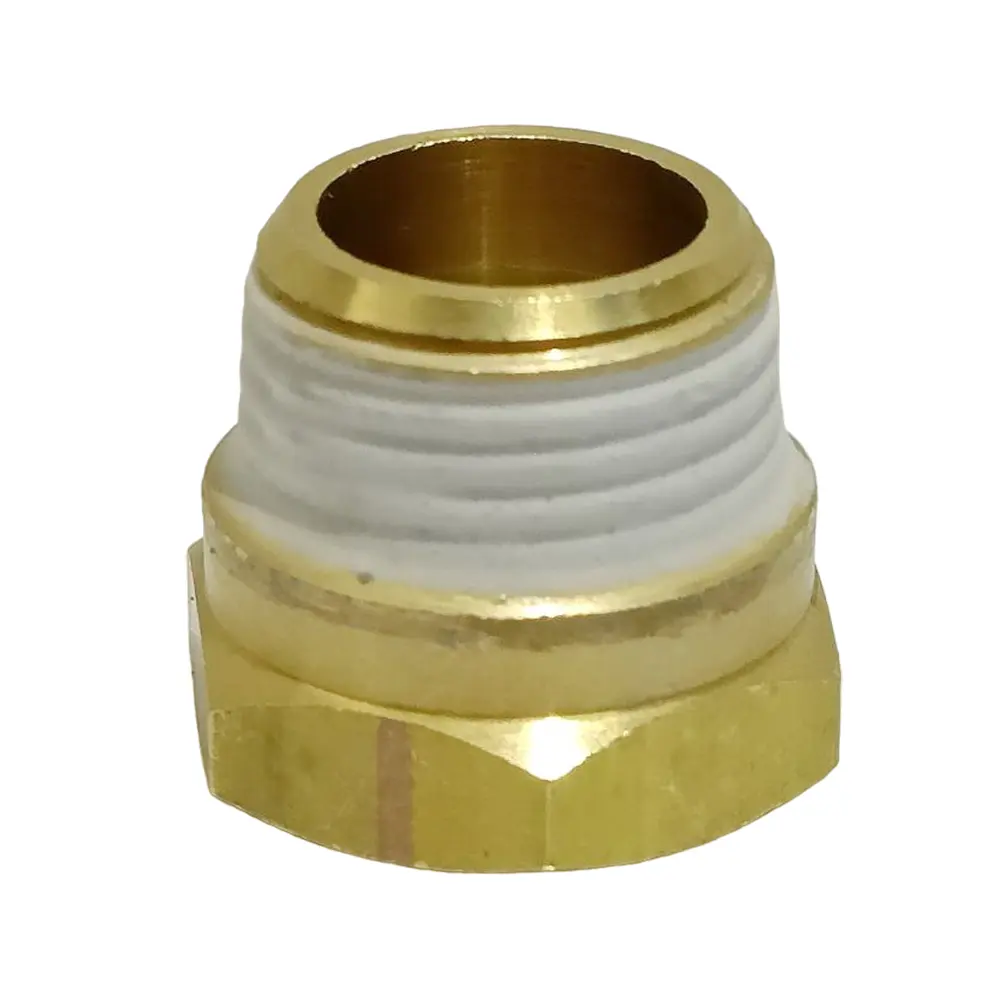 Hot Sale Hexagon Shape 22Mm 1/2 Inch Male To 1/2 Inch Female Brass Round Adaptor Round Bushing