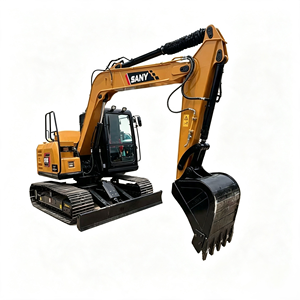 รถขุดขนาดเล็ก Sany SY75C 7.5 ตัน มือสอง เครื่องยนต์ Isuzu ระบบควบคุม PLC ระบบไฮดรอลิก KYB รุ่นปี 2025 - Product Image 1