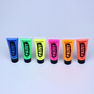 Peinture crème fluorescente UV néon qui brille dans le noir pour le visage et le corps, lavable, temporaire, non toxique, professionnelle, pour les fêtes d'enfants - Product Image 3