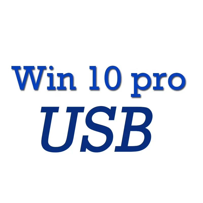 Hakiki Win 10 Pro USB kutusu tam paket Win 10 USB kargo hızlı