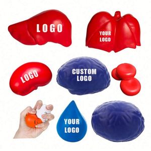 Pelota Antiestrés Promocional Personalizada en Forma de Corazón, de Espuma Suave de PU, Regalo - Product Image 1