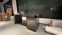 Yojockar — meuble de bureau de marque italienne, finition brillante, Simple et moderne