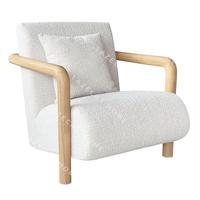 Nouvelle arrivée Fauteuil inclinable contemporain de luxe avec cadre en bois massif pour la maison Meubles de salon