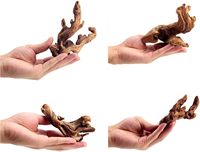 Bois flottant naturel PKY pour aquarium, racine d'azalée, bois coulant pour aquascape, terrarium de reptiles, cachette pour crevettes, décoration