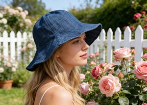 Chapeau de soleil pliable et ajustable en coton et lin pour femme, idéal pour les voyages décontractés en plein air – Vente en gros pour fournisseurs de chapeaux. - Product Image 3
