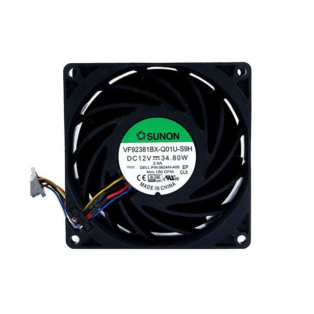 VF92381BX-Q01U-S9H DC12V 34.80W 90*90*38MM 9038 9CM Original New Server Chassis Cooling Fan