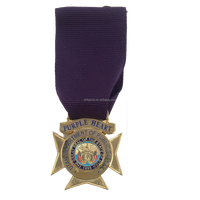 Pin de Élite Personalizado, Medalla de Oro Tradicional Moderna, Cinta Roja, Blanca y Azul, Hierro Electrochapado, Esmalte Suave, Coleccionable, Decoración para el Hogar