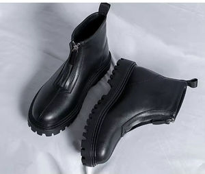 Chaussures habillées légères pour hommes en cuir véritable, à lacets, imperméables, respirantes, faites à la main, avec semelle extérieure en caoutchouc antidérapante, toutes saisons - Product Image 3