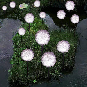 Lámpara LED de Aluminio con Forma de Diente de León, Luz para Jardín, Paisaje, Camino, Iluminación Nocturna - Product Image 3