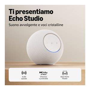 Assistente vocale ECHO STUDIO Glacier white CQ88022 - Product Image 2