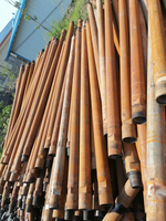 Foreuse d'Occasion pour Puits d'Eau et Mines, Tiges et Tubes de Forage 3 Mètres de Long, Diamètre 76mm/89mm/102mm/114mm à Vendre