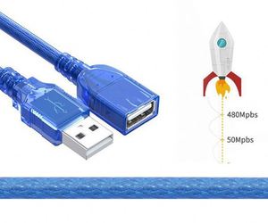 USB 2.0 Male to Female Extension <b>Cable</b> 1/3/5/10 Meter Computer Magnetic Ring Extension <b>Cable</b> Connection Fast Charging Data <b>Cable</b> - Product Image 5