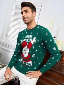 2026 NEW KJ Family Parent-child Holiday Party Knitted Xmas Couple Ugly Winter <strong>Cheap</strong> Family <strong>Christmas</strong> <strong>Jumpers</strong> - Product Image 2