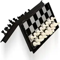 Magnetic Travel Chess Set with Folding Chess Board