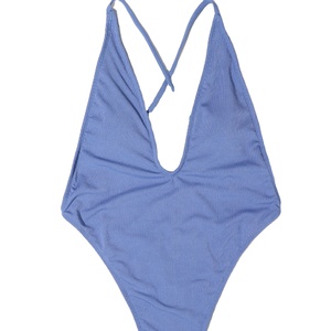 2023 nóng bán Khỏa Thân một v-cổ beachwear thong Bikini Set sexy sọc giá tốt cộng với kích thước đồ bơi cho người lớn OEM Dịch vụ 1000 + - Product Image 5