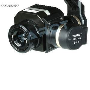 Tarot kim loại tl03flir Gimbal hiệu quả <span class=keywords><strong>Flir</strong></span> nhiệt hình ảnh máy ảnh 3 trục CNC ổn định cho Drone - Product Image 3