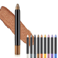 Crayon de contour des yeux wifi pour femmes, surligneur imperméable, ombre, cosmétique à paillettes, Eyeliner pour sourcils, fournitures d'ombre à paupières