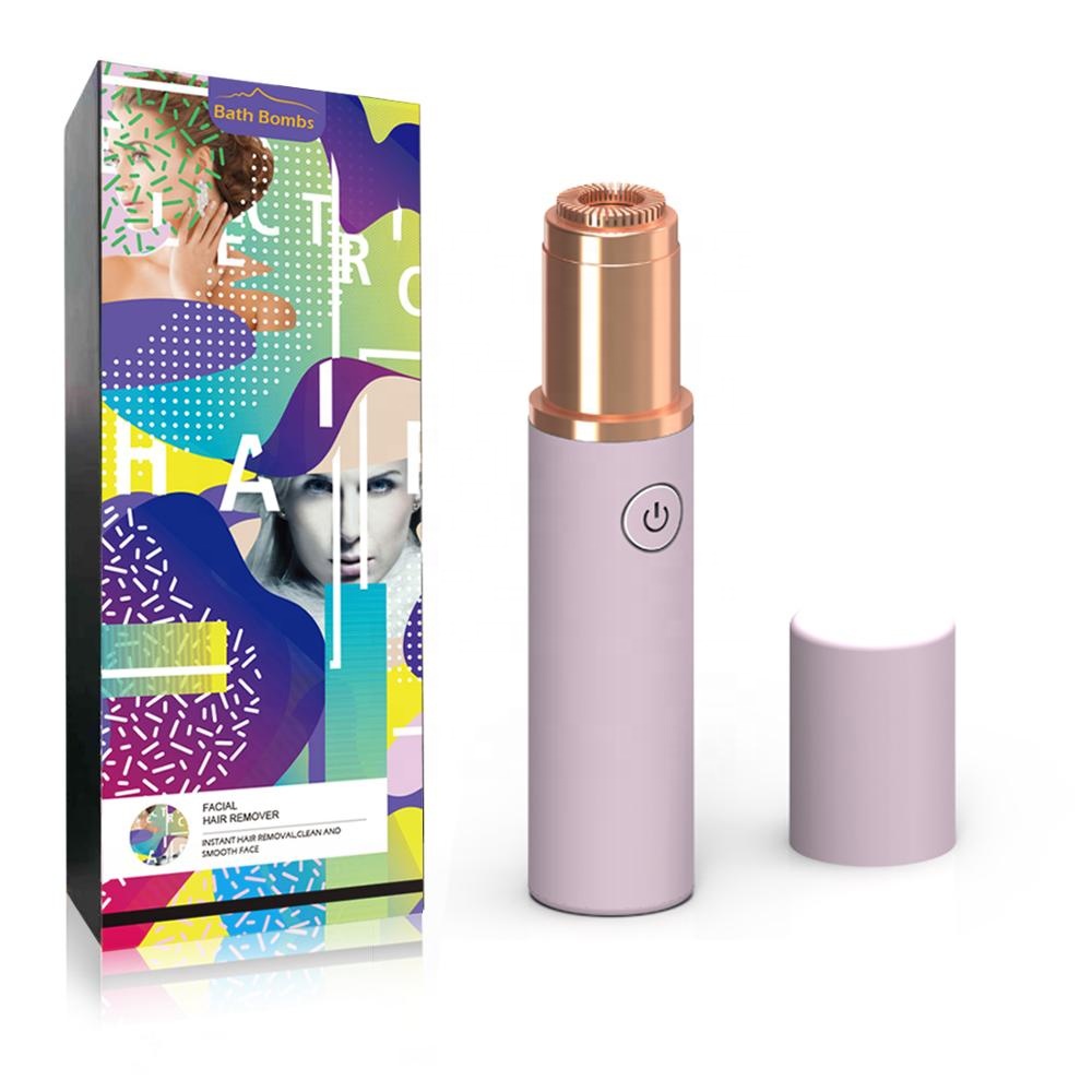 Постоянный женский мини-эпилятор для лица, бикини, тела, безболезненный электрический эпилятор