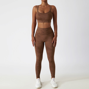 Venta de fábrica Varios <span class=keywords><strong>Ropa</strong></span> de <span class=keywords><strong>yoga</strong></span> deportiva ampliamente utilizada <span class=keywords><strong>Ropa</strong></span> de <span class=keywords><strong>Yoga</strong></span> de algodón orgánico - Product Image 6