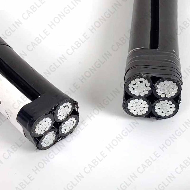NFC 33-209 ABC Cable 3x50 50 Overhead Twisted Aluminum Aerial Cable With XLPE Insulation