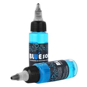 Jabón Azul para Tatuajes de Marca Privada, 40 ml, Solución Limpiadora y Calmante, Limpiador Suave para el Cuidado Posterior, Jabón Profesional para Estudio de PMU - Product Image 1