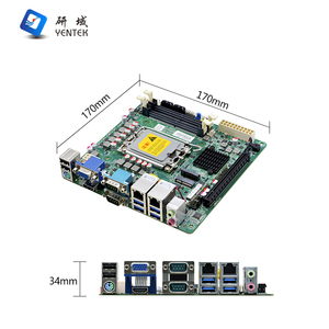 เมนบอร์ดอุตสาหกรรม ITX LGA1700 Intel H610 12th/13th/14th 2 DDR4 2 <span class=keywords><strong>LAN</strong></span> 6 COM RS232/485/422 M.2 NVMe PCIe X16 4K VGA HD - Product Image 3