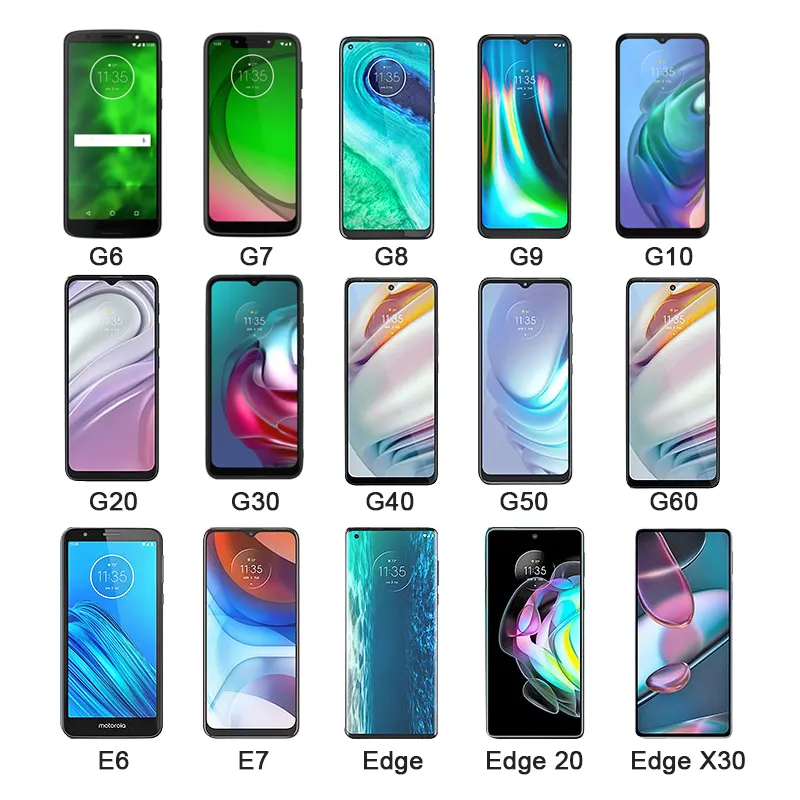 จอแสดงผลโทรศัพท์มือถือสำหรับ Motorola Moto EDGE 30 ultra 20 Lite G60 G52 G51 G50 G22 G20 G100 lcds de celular