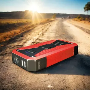 คุณภาพดีและทนทานกลางแจ้ง Power Bank ขนาดใหญ่ความจุ 10000mah รถจัมเปอร์แบตเตอรี่ Jump Starter