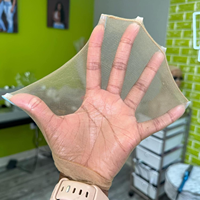 Bonnet de perruque en dentelle 2 pièces avec logo personnalisé pour la fabrication de perruques, bonnet de perruque ultra-fin tressé réglable HD