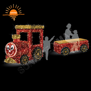 Centro De La Ciudad 3D Thomas estilo tren LED vehículo iluminación tema Parque de Atracciones decoración OEM vacaciones calle Decoración - Product Image 3