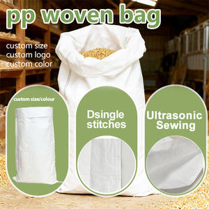 Sacchi Vuoti in PP Tessuto Bianco di Alta Qualità da 50 kg, Resistenti, per Alimenti, Riso, Farina, Zucchero, Cereali, Impermeabili, Personalizzabili - Product Image 2