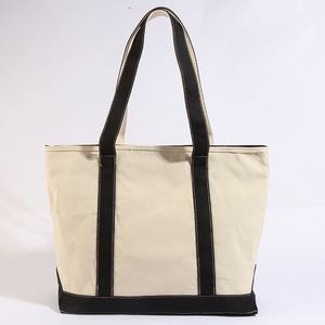 Custom <b>Printed</b> <b>Extra</b> <b>Large</b> Capacity Tote Bag Logo Heavy-Weight Personalize Organic Shopping Oversized Cotton Canvas Open Closure - Product Image 2