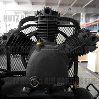 Piezas de compresor de pistón alternativo estilo Fiac WILLEST 15HP bomba desnuda de transmisión de correa de 3 cilindros BWIII150F 8 bar cabeza de aire de hierro fundido
