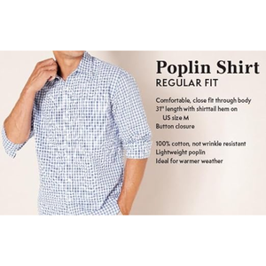 Camisa de vestir digital a cuadros para hombre, de verano, con cuello vuelto, manga larga, de algodón teñido en hilo, de un solo botón. - Product Image 6