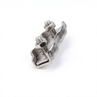 Collier de serrage pour câble métallique en acier inoxydable 304 galvanisé, double et simple, tailles chinoises M2-M10