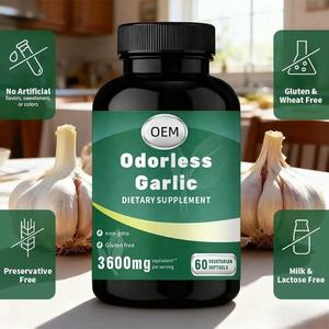 Cápsulas de Aceite de Ajo Negro 100% Natural Sin Olor, Suplemento Dietético a Base de Hierbas para el Corazón y la Circulación - Product Image 4