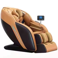Silla de Masaje Económica con Función de Calor, Silla de Masaje Corporal Completa Reclinable con Rodillo de Pies de Gravedad Cero, Silla de Masaje OEM