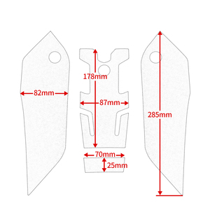 Almohadillas de tanque de combustible antideslizantes para motocicleta XXUN, pegatina de tracción para agarre de rodilla de Gas, Protector para <span class=keywords><strong>Honda</strong></span> NC750X NC700X NC 750X <span class=keywords><strong>700X</strong></span> 2014-2021 - Product Image 6