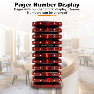 CATEL 2025 Sistema Inalámbrico de Llamada para Restaurantes en Oferta, 10 Pagers con Pantalla LED para Gestión de Colas - Product Image 3