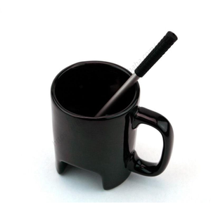 Venta al por Mayor de Tazas de Cerámica D241 de 301-400 ml, Regalo de Cumpleaños, Mini Tazas para Bebidas, Tazas de Café Casuales para Oficina - Product Image 4